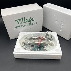 Vintage Retired in 2000 Dept 56 NIB Mill Creek Stone Bridge #52635